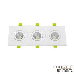خرید چراغ توکار چشمی تریلایت متحرک 7×3 وات SMD پارس شعاع
