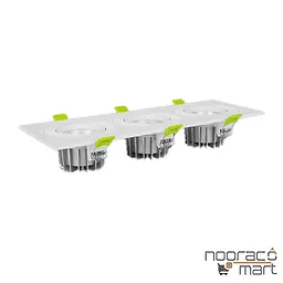 خرید چراغ توکار چشمی تریلایت متحرک 7×3 وات SMD پارس شعاع توس