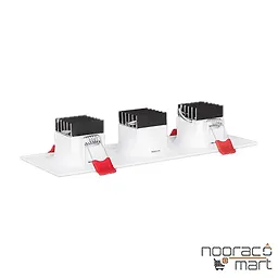 خرید چراغ توکار سولاریس 3x5 وات پارس شعاع