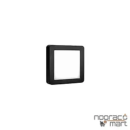 چراغ روکار رونا 20 وات بدنه مشکی 15x15 پارس شعاع توس