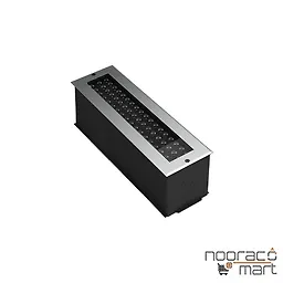خرید و قیمت چراغ دفنی آذرین 2 (RGB) 50 وات 50 سانتی متر 15x15x5 درجه گلنور