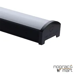 چراغ خطی روکار سایان 90 وات مشکی پرتو نور توس