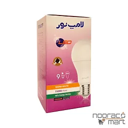 لامپ 9 وات ال ای دی نور
