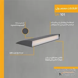 مشخصات دیواری SH101 شعاع