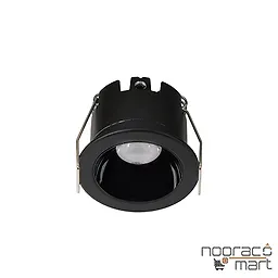 چراغ توکار 3 وات PLX3004 مشکی پولاکس