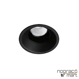 چراغ توکار گرد آرتمیس 34 وات مشکی مازی نور 35درجه
