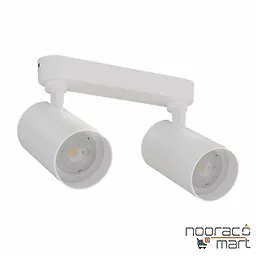 چراغ روکار دوقلو هانی 60 وات 9cm مازی نور