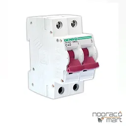 کلید مینیاتوری 40 آمپر دو پل C دنا الکتریک ایرانیان