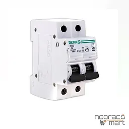 کلید مینیاتوری 50 آمپر دو پل C دنا الکتریک ایرانیان