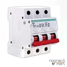 کلید مینیاتوری 10 آمپر سه پل B دنا الکتریک ایرانیان