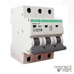 کلید مینیاتوری 16 آمپر سه پل C دنا الکتریک ایرانیان