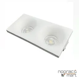 چراغ گچی سقفی توکار دو شعله SH- 4402 شعاع