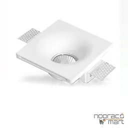 چراغ گچی سقفی توکار تک شعله SH-4401 شعاع