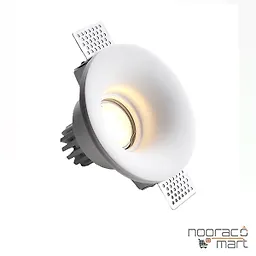 چراغ گچی سقفی توکار تک شعله SH-3302 شعاع