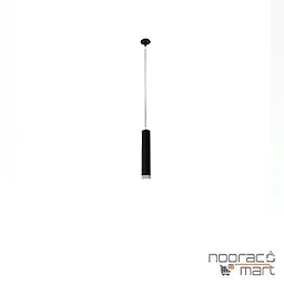 چراغ آویز پندالوکس مشکی توکار با ماژول برق مستقیم ارتفاع 30 سانتی متری 6 وات مازی نور