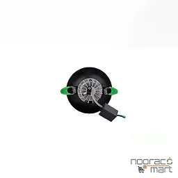 چراغ توکار آمیتریس 9 وات دايره اي COB مشکی  پارس شعاع توس