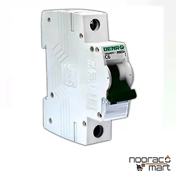 کلید مینیاتوری 6 آمپر تک پل C دنا الکتریک ایرانیان