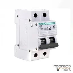 کلید مینیاتوری 16 آمپر دو پل B دنا الکتریک ایرانیان