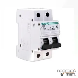 کلید مینیاتوری 1 آمپر دو پل B دنا الکتریک ایرانیان