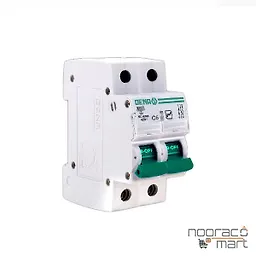 کلید مینیاتوری 6 آمپر دو پل C دنا الکتریک ایرانیان