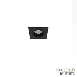 چراغ سقفی توکار مربع مشکی تک شعله SH- 6001 شعاع