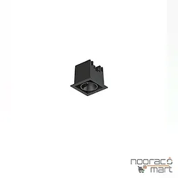 چراغ سقفی توکار 5 وات مشکی SH-10A-01 شعاع