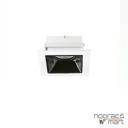 چراغ سقفی توکار سفید تک شعله SH- 6201 شعاع