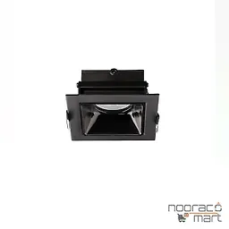 چراغ سقفی توکار مشکی تک شعله SH- 6201 شعاع