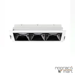 چراغ سقفی توکار سفید سه شعله SH- 6203 شعاع