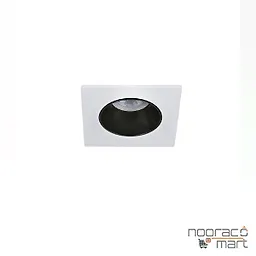 چراغ سقفی توکار سفید تک شعله SH- 6101 شعاع