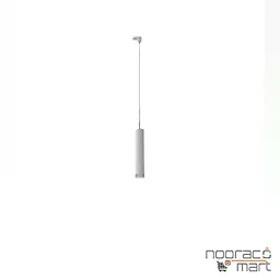 چراغ آویز ریلی تک فاز پندالوکس سفید با ماژول برق مستقیم ارتفاع 30 سانتی متری 6 وات مازی نور