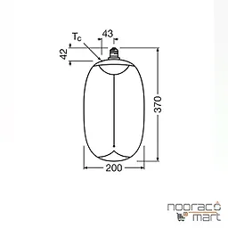 چراغ آویز 12 وات PLX5010 پولاکس