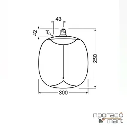 چراغ آویز 12 وات PLX5011 پولاکس