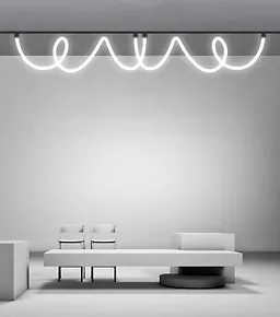 چراغ آویز فلکسی مگنتی 10 وات  SH-MW10-2M شعاع