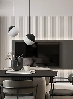 چراغ آویز کروی مگنتی 10 وات-SH-MG-05-R -HG-100 شعاع