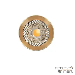 خرید چراغ سقفی توکار 12 وات بدون لبه طلائی دیمردار N1019 نوران