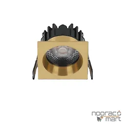 چراغ سقفی توکار 12 وات طلائی N1021- S نوران