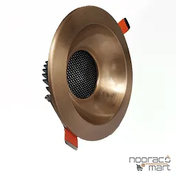 چراغ توکار گرد طرح پنتا 24 وات بدنه طلائی فاین