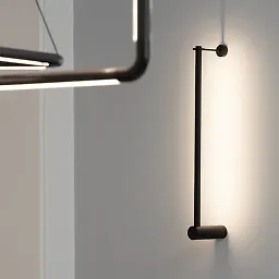 چراغ دیواری داخلی 14 وات طول 1متر مشکی N1027 نوران