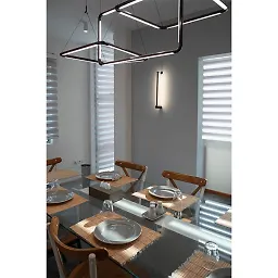 چراغ دیواری داخلی 14 وات طول 1متر مشکی N1027 نوران