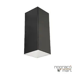 چراغ دیواری دوطرفه 12 وات 22 سانتی متری مشکی N1008 نوران