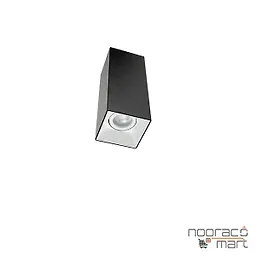 چراغ دیواری دوطرفه 12 وات 22 سانتی متری مشکی N1008 نوران