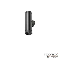 چراغ دیواری دوطرفه 12 وات 19 سانتی متری مشکی N1009 نوران
