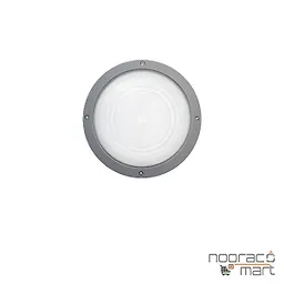 چراغ سقفی دیواری کرونا نقره ای 15 وات مازی نور