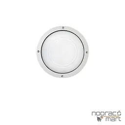 چراغ سقفی دیواری کرونا سفید کامپکت بالاست سرخود 23 وات مازی نور