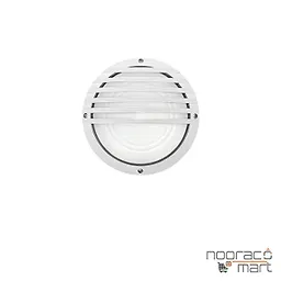 چراغ دیواری کرونا سفید کامپکت بالاست سرخود 23 وات مازی نور