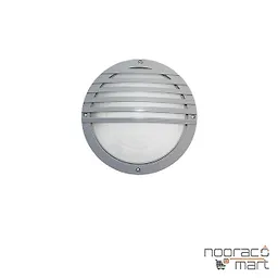 چراغ دیواری کرونا نقره ای کامپکت بالاست سرخود 23 وات مازی نور