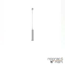 چراغ آویز پندالوکس سفید روکار با ماژول برق مستقیم ارتفاع 30 سانتی متری 6 وات مازی نور