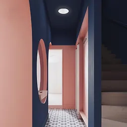 چراغ سنسوردار سقفی روکار 18 وات SH-1115S شعاع