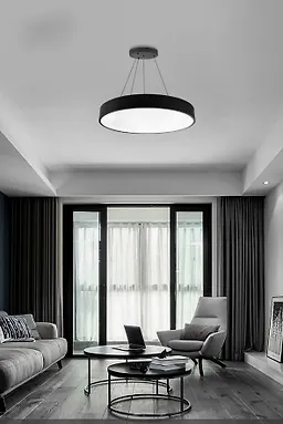 چراغ سقفی آویز گرد 40 وات مشکی SH- 7025S شعاع